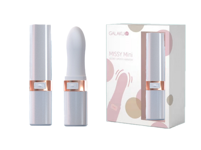 Вибратор в виде губной помады "Galaku Missy Mini" супер мощный, белый 