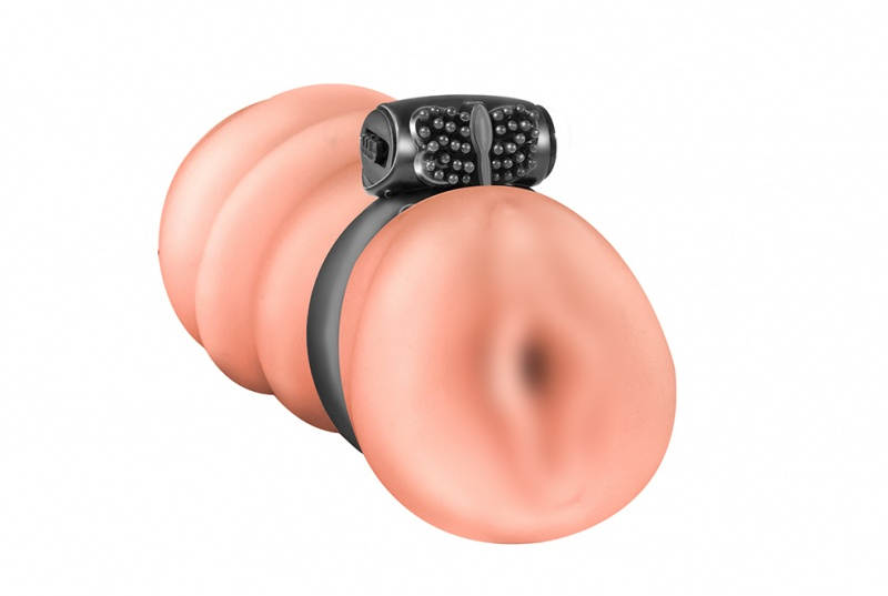 Вагина + эрекционное кольцо с вибрацией "Satisfaction Учительница"  